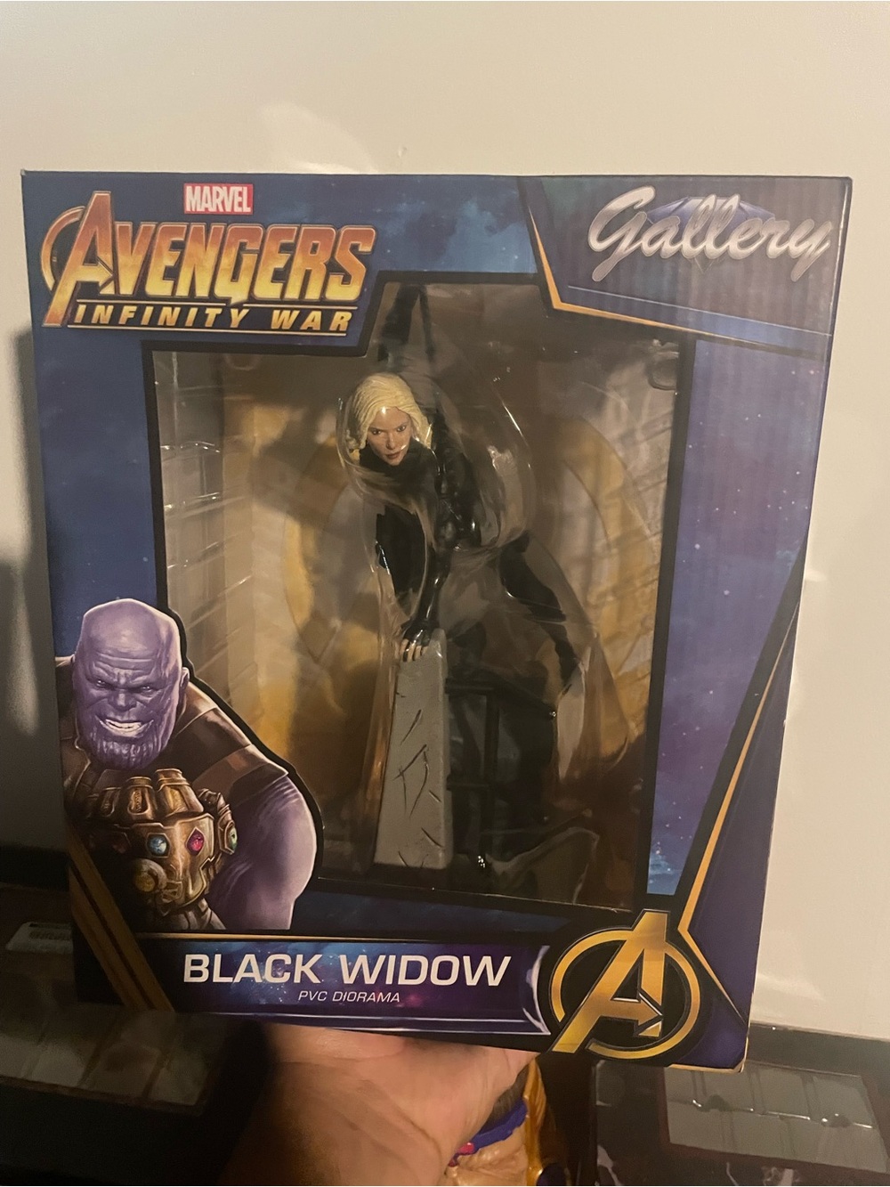 Marvel Black Widow PVC Figure in Black and Blonde